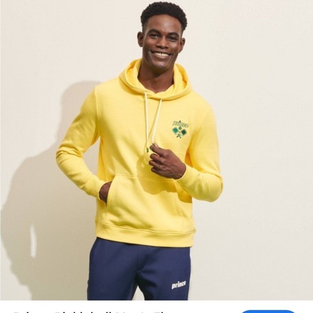 Prince pickleball yellow sweatshirt nwt - Picture 2 of 6
